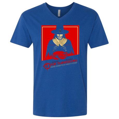 T-Shirts Royal / X-Small T for Thanksgiving Men's Premium V-Neck
