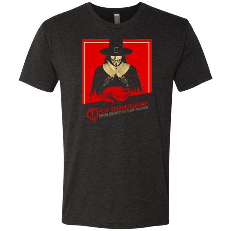 T-Shirts Vintage Black / Small T for Thanksgiving Men's Triblend T-Shirt