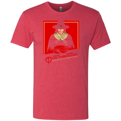 T-Shirts Vintage Red / Small T for Thanksgiving Men's Triblend T-Shirt