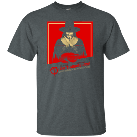 T-Shirts Dark Heather / Small T for Thanksgiving T-Shirt