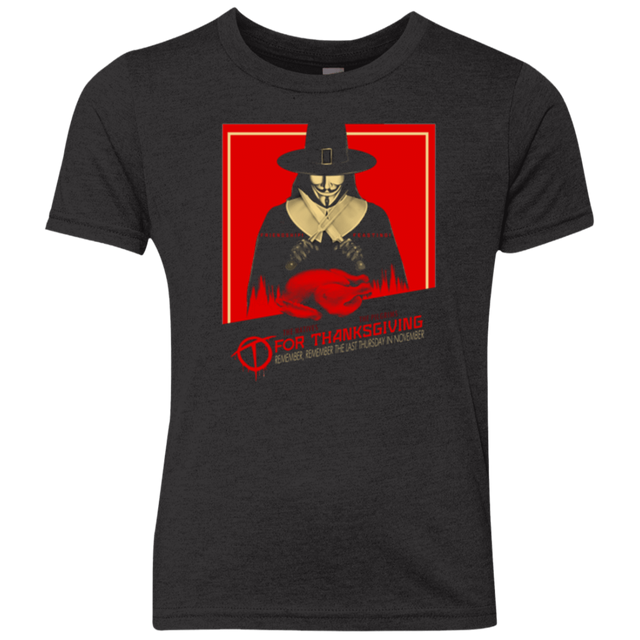 T-Shirts Vintage Black / YXS T for Thanksgiving Youth Triblend T-Shirt