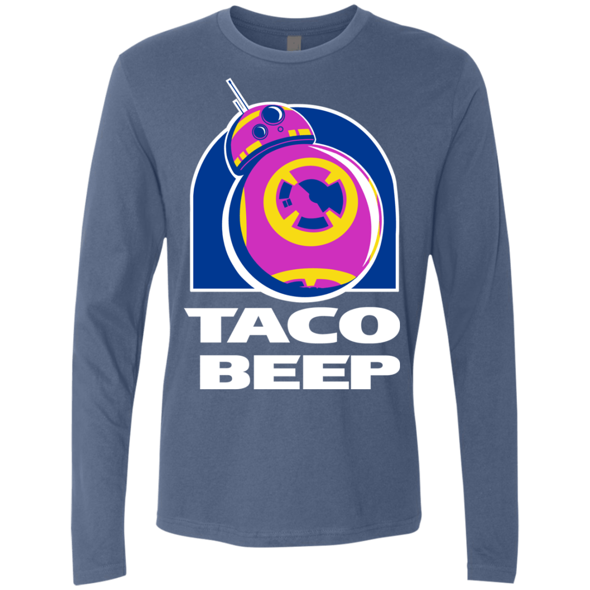 T-Shirts Indigo / S Taco Beep Men's Premium Long Sleeve