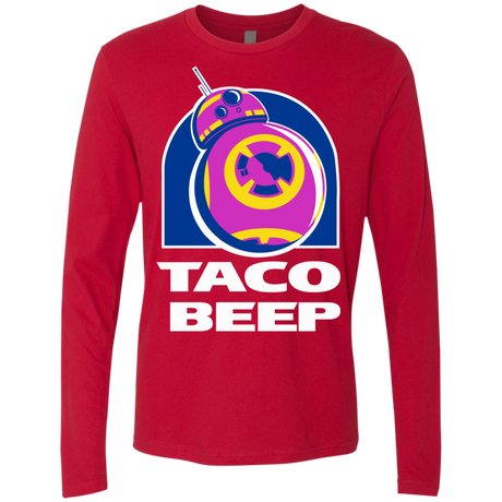 T-Shirts Red / S Taco Beep Men's Premium Long Sleeve