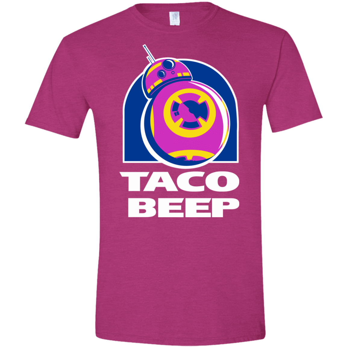 T-Shirts Antique Heliconia / S Taco Beep Men's Semi-Fitted Softstyle