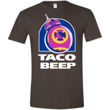 T-Shirts Dark Chocolate / S Taco Beep Men's Semi-Fitted Softstyle