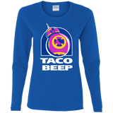 T-Shirts Royal / S Taco Beep Women's Long Sleeve T-Shirt