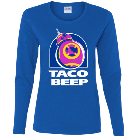 T-Shirts Royal / S Taco Beep Women's Long Sleeve T-Shirt