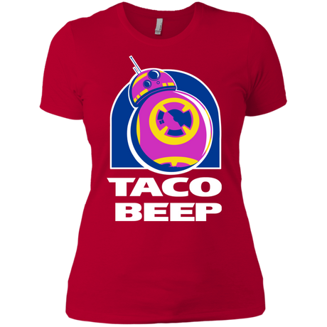 T-Shirts Red / X-Small Taco Beep Women's Premium T-Shirt