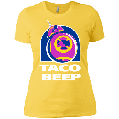 T-Shirts Vibrant Yellow / X-Small Taco Beep Women's Premium T-Shirt
