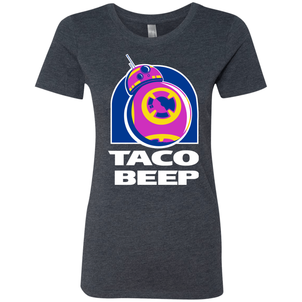 T-Shirts Vintage Navy / S Taco Beep Women's Triblend T-Shirt