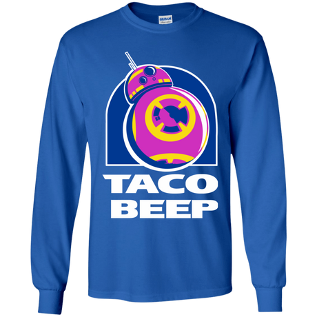 T-Shirts Royal / YS Taco Beep Youth Long Sleeve T-Shirt