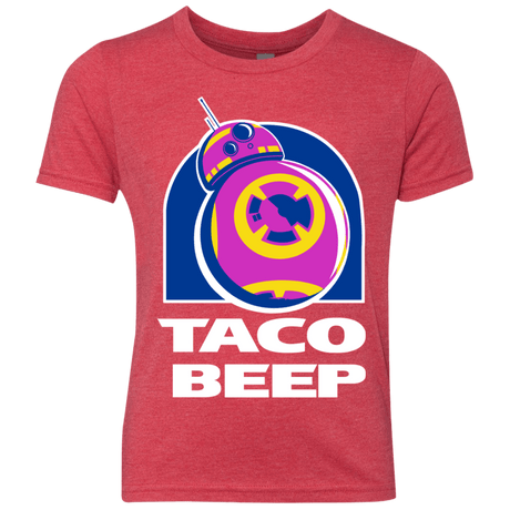 T-Shirts Vintage Red / YXS Taco Beep Youth Triblend T-Shirt