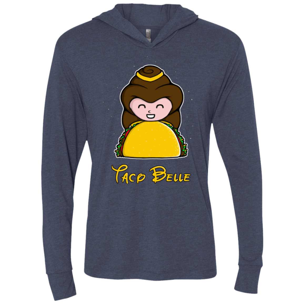 T-Shirts Vintage Navy / X-Small Taco Belle Triblend Long Sleeve Hoodie Tee