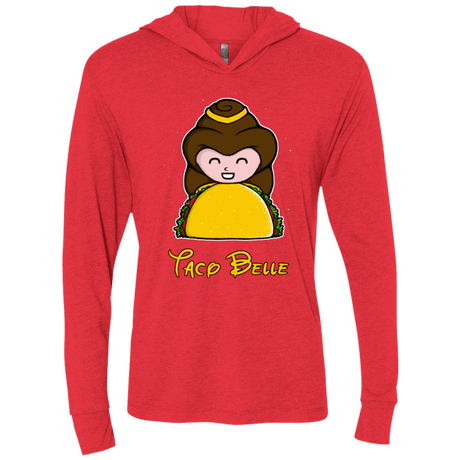 T-Shirts Vintage Red / X-Small Taco Belle Triblend Long Sleeve Hoodie Tee