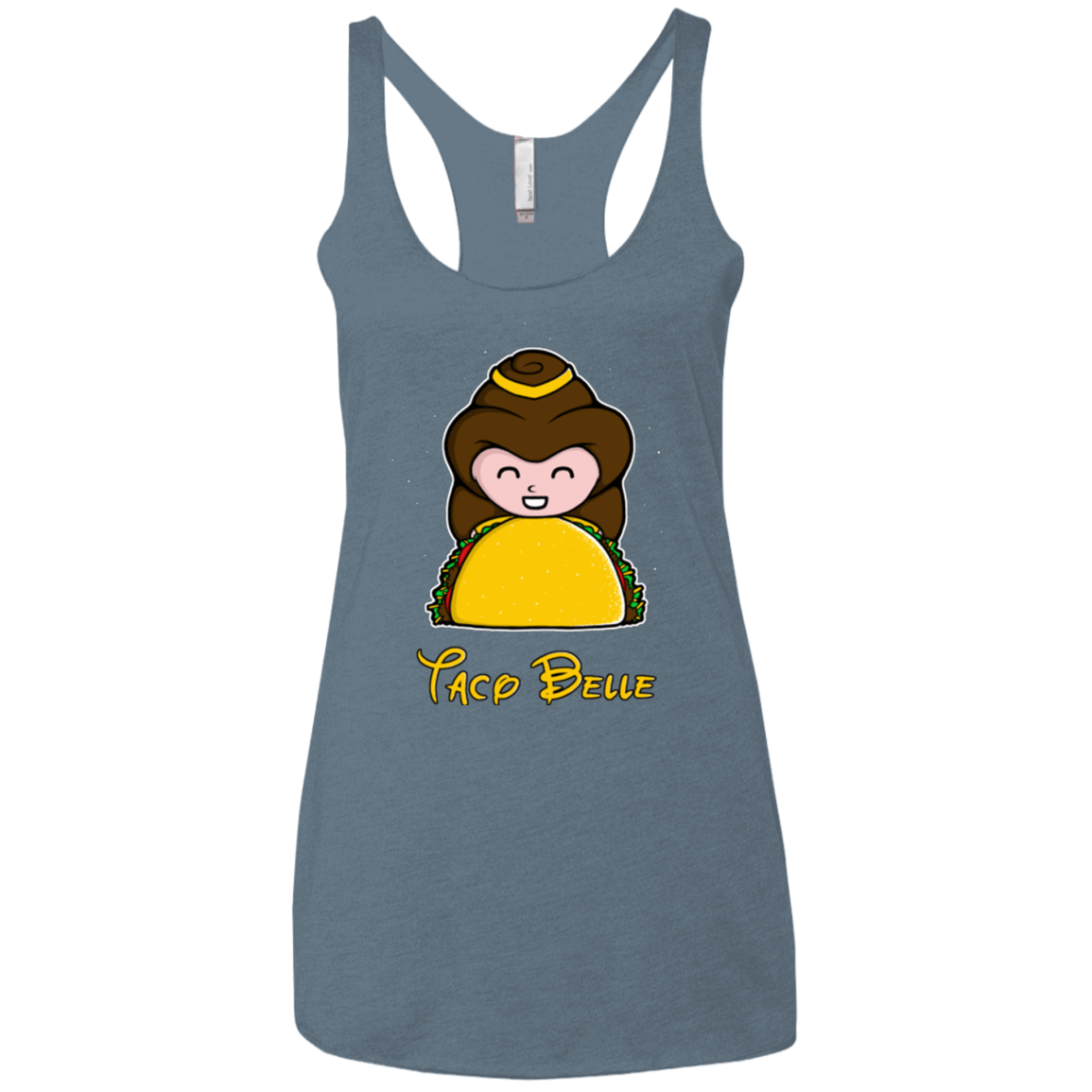 T-Shirts Indigo / X-Small Taco Belle Women's Triblend Racerback Tank