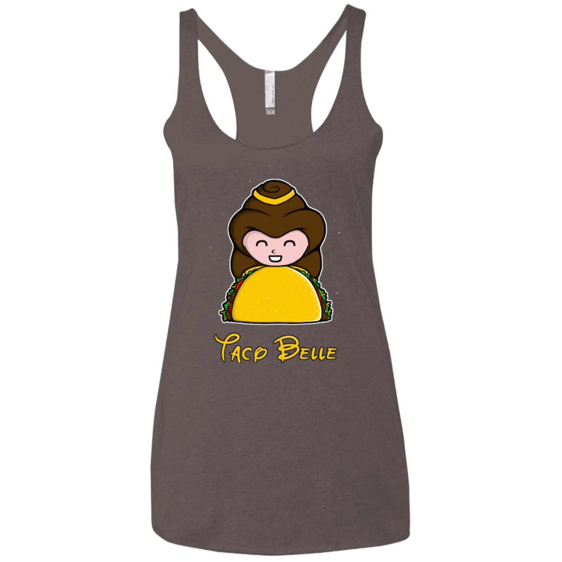 T-Shirts Macchiato / X-Small Taco Belle Women's Triblend Racerback Tank