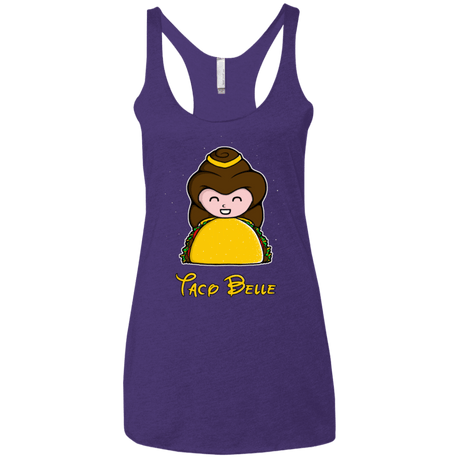 T-Shirts Purple / X-Small Taco Belle Women's Triblend Racerback Tank