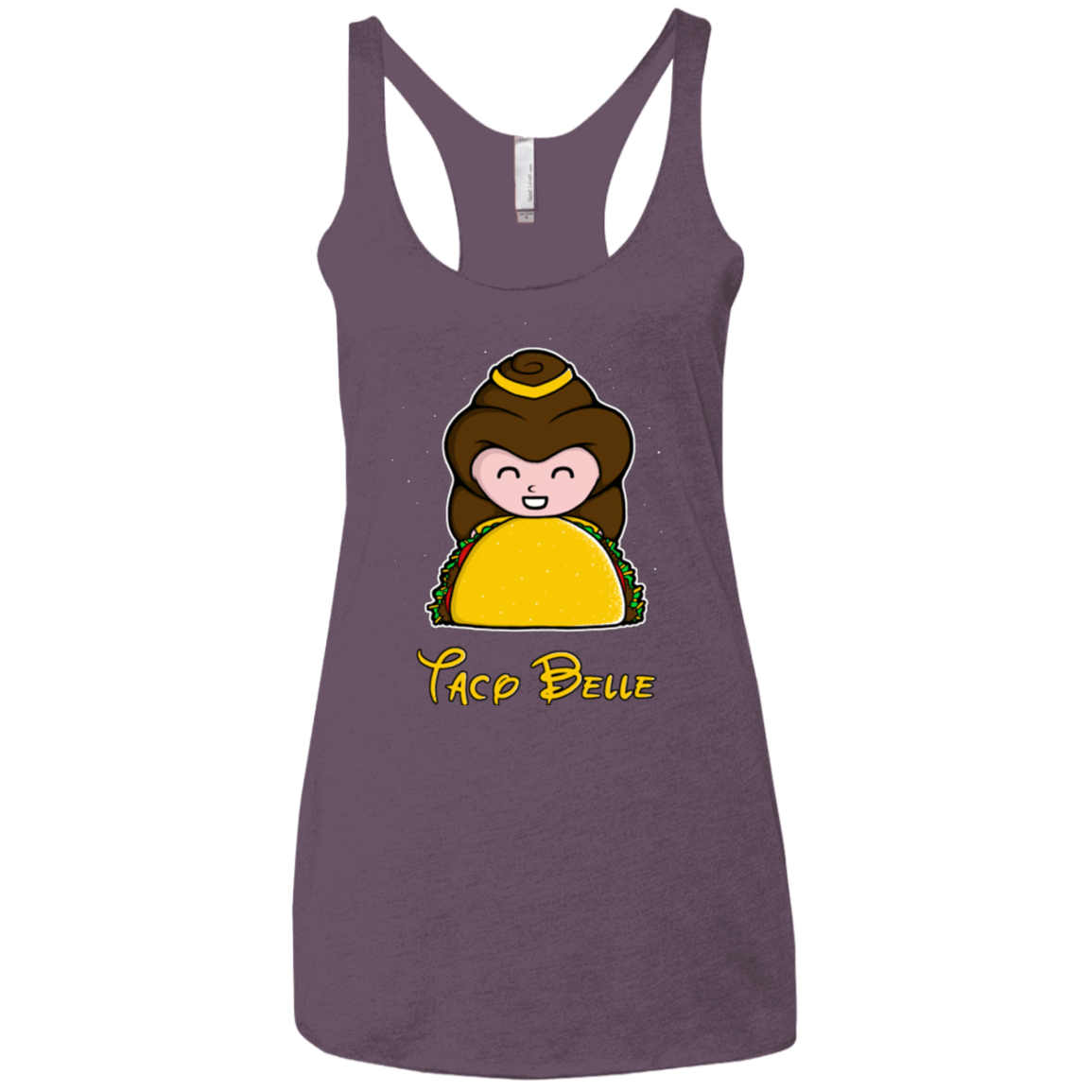 T-Shirts Vintage Purple / X-Small Taco Belle Women's Triblend Racerback Tank