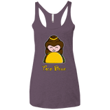 T-Shirts Vintage Purple / X-Small Taco Belle Women's Triblend Racerback Tank