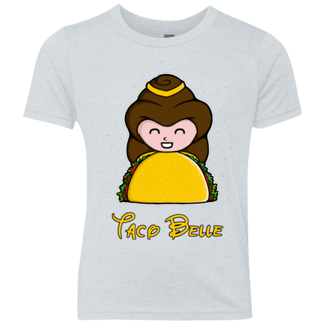 T-Shirts Heather White / YXS Taco Belle Youth Triblend T-Shirt