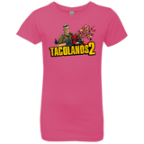 T-Shirts Hot Pink / YXS TACOLANDS 2 Girls Premium T-Shirt