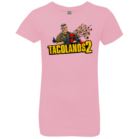 T-Shirts Light Pink / YXS TACOLANDS 2 Girls Premium T-Shirt