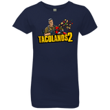 T-Shirts Midnight Navy / YXS TACOLANDS 2 Girls Premium T-Shirt