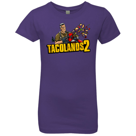 T-Shirts Purple Rush / YXS TACOLANDS 2 Girls Premium T-Shirt