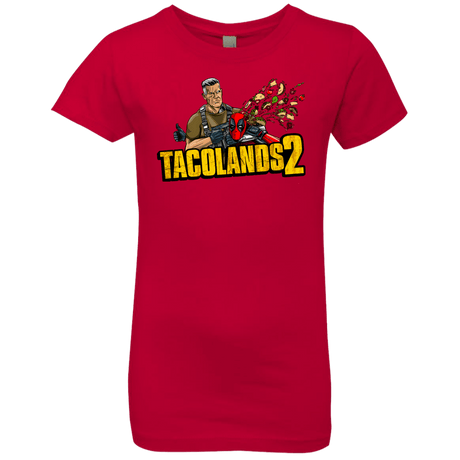 T-Shirts Red / YXS TACOLANDS 2 Girls Premium T-Shirt