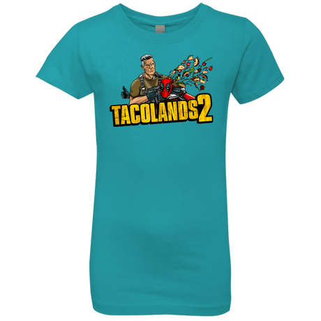 T-Shirts Tahiti Blue / YXS TACOLANDS 2 Girls Premium T-Shirt