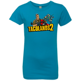 T-Shirts Turquoise / YXS TACOLANDS 2 Girls Premium T-Shirt