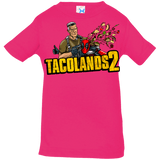 T-Shirts Hot Pink / 6 Months TACOLANDS 2 Infant Premium T-Shirt