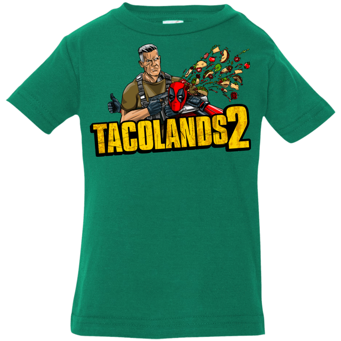 T-Shirts Kelly / 6 Months TACOLANDS 2 Infant Premium T-Shirt