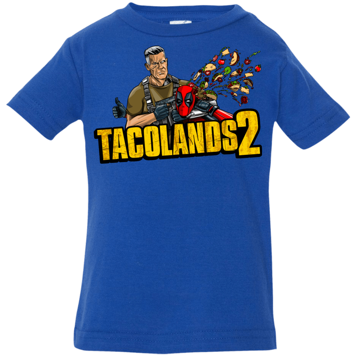 T-Shirts Royal / 6 Months TACOLANDS 2 Infant Premium T-Shirt