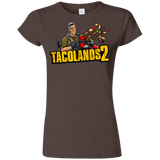 T-Shirts Dark Chocolate / S TACOLANDS 2 Junior Slimmer-Fit T-Shirt