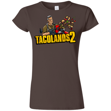 T-Shirts Dark Chocolate / S TACOLANDS 2 Junior Slimmer-Fit T-Shirt