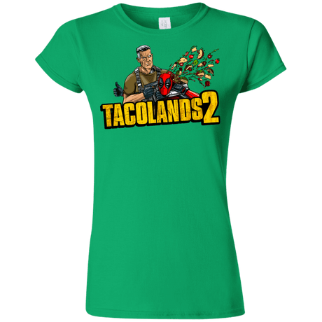 T-Shirts Irish Green / S TACOLANDS 2 Junior Slimmer-Fit T-Shirt