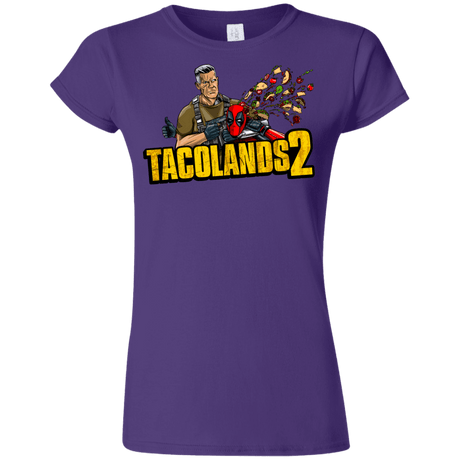 T-Shirts Purple / S TACOLANDS 2 Junior Slimmer-Fit T-Shirt