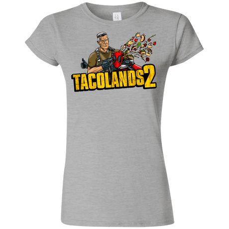 T-Shirts Sport Grey / S TACOLANDS 2 Junior Slimmer-Fit T-Shirt