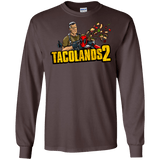 T-Shirts Dark Chocolate / S TACOLANDS 2 Men's Long Sleeve T-Shirt