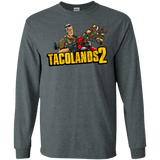 T-Shirts Dark Heather / S TACOLANDS 2 Men's Long Sleeve T-Shirt