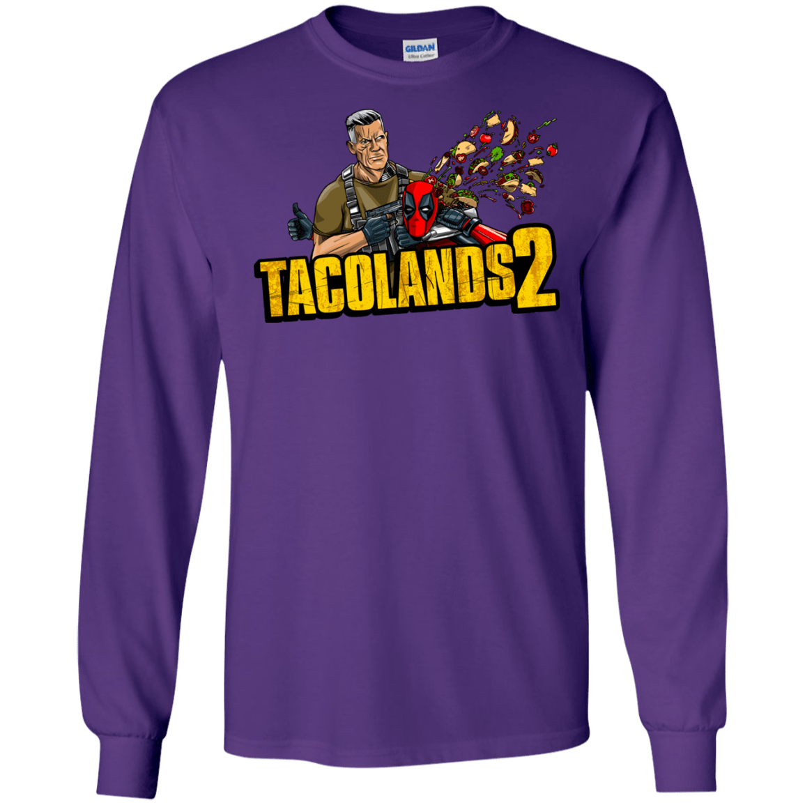 T-Shirts Purple / S TACOLANDS 2 Men's Long Sleeve T-Shirt