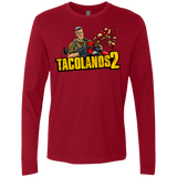 T-Shirts Cardinal / S TACOLANDS 2 Men's Premium Long Sleeve