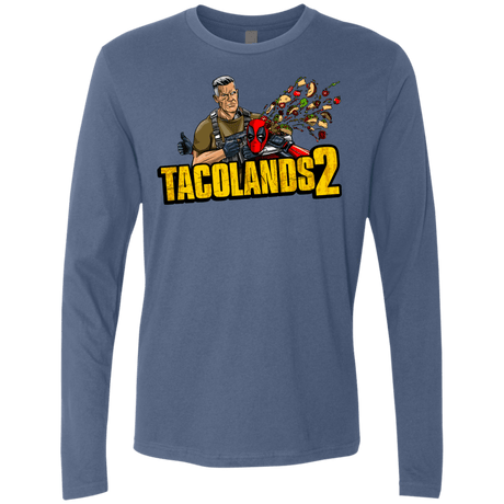 T-Shirts Indigo / S TACOLANDS 2 Men's Premium Long Sleeve