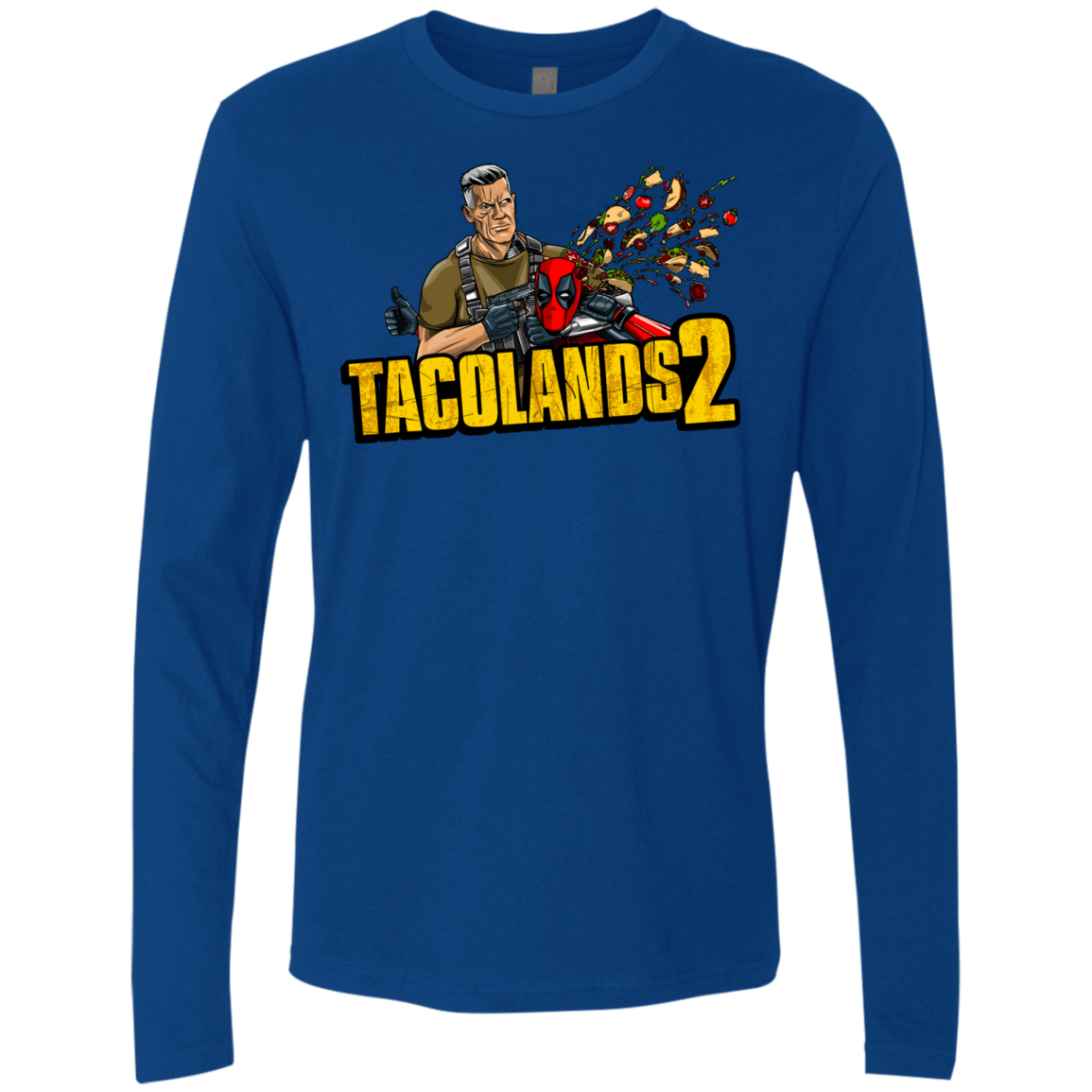 T-Shirts Royal / S TACOLANDS 2 Men's Premium Long Sleeve