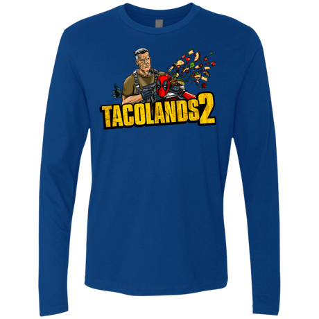 T-Shirts Royal / S TACOLANDS 2 Men's Premium Long Sleeve