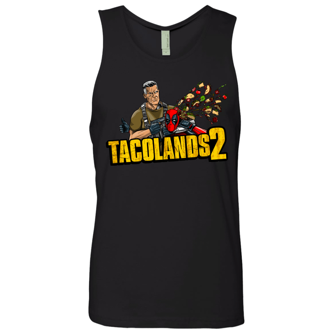 T-Shirts Black / S TACOLANDS 2 Men's Premium Tank Top