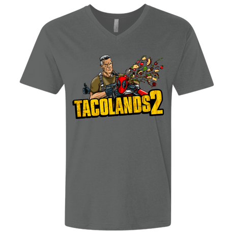 T-Shirts Heavy Metal / X-Small TACOLANDS 2 Men's Premium V-Neck