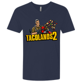 T-Shirts Midnight Navy / X-Small TACOLANDS 2 Men's Premium V-Neck
