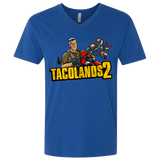 T-Shirts Royal / X-Small TACOLANDS 2 Men's Premium V-Neck